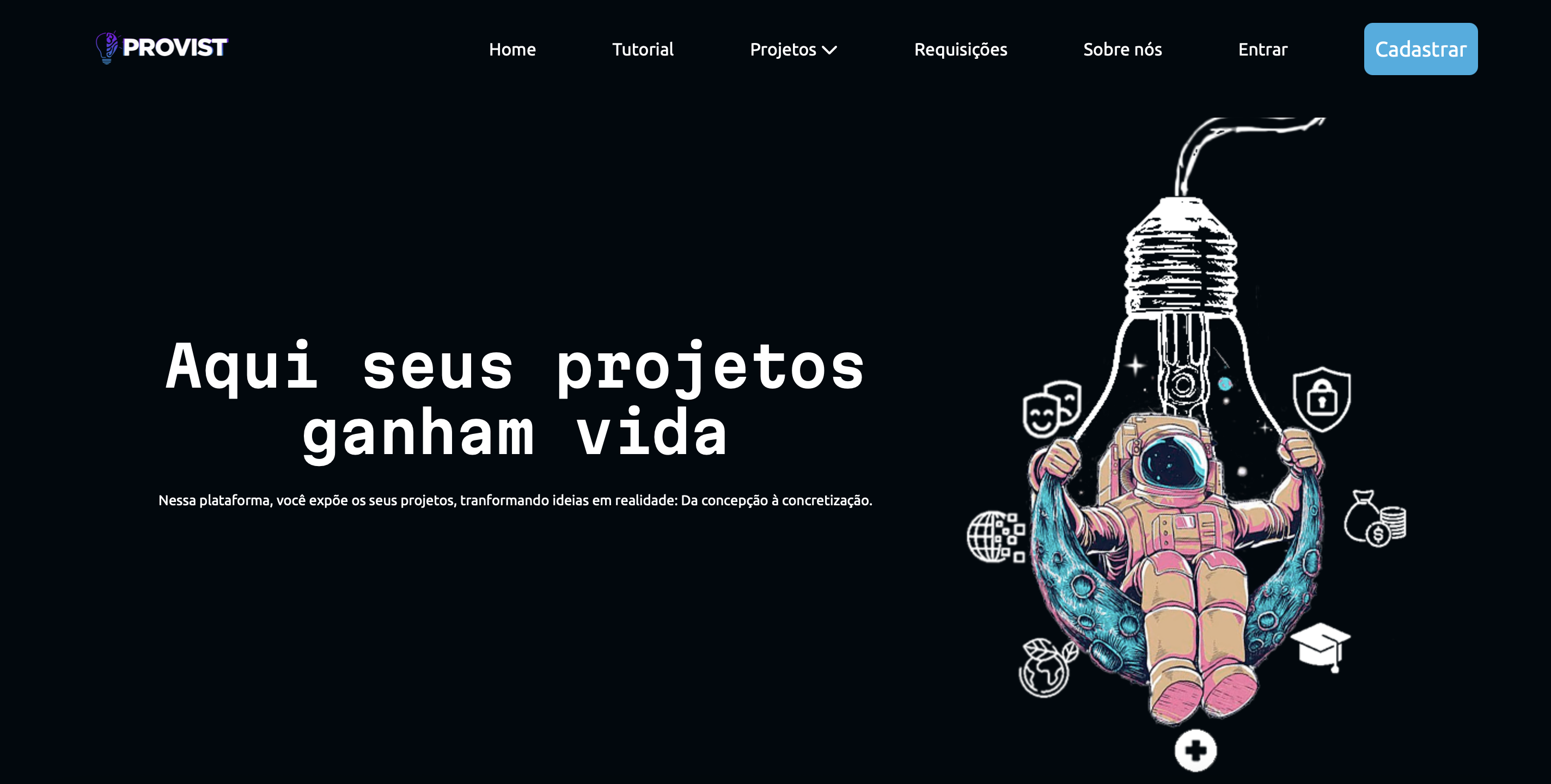 Capa do projeto Provist